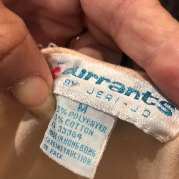 Shortie Top Mini Sleeves Pale Coral Fits Woman’s Small - Picture 6 of 6